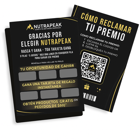 Tarjeta de regalo Rasca y Gana